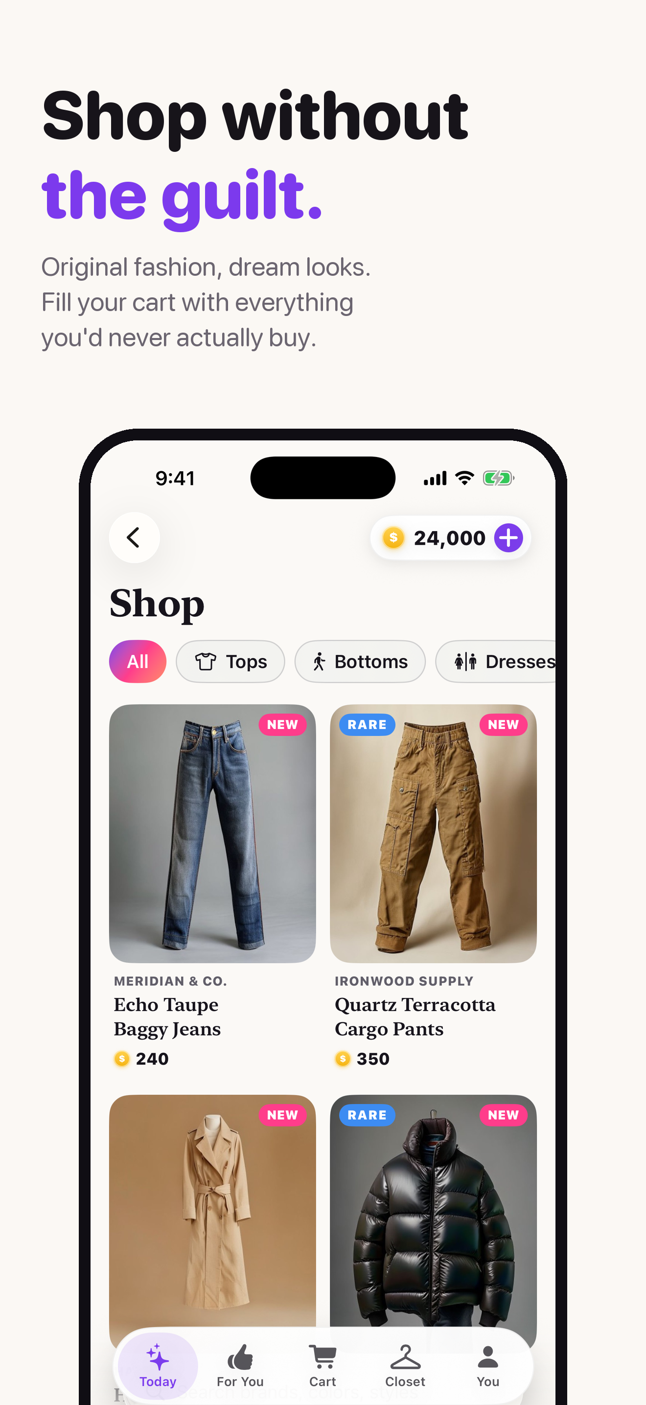 Browse the drop. &mdash; Original virtual clothing brands across ten style worlds